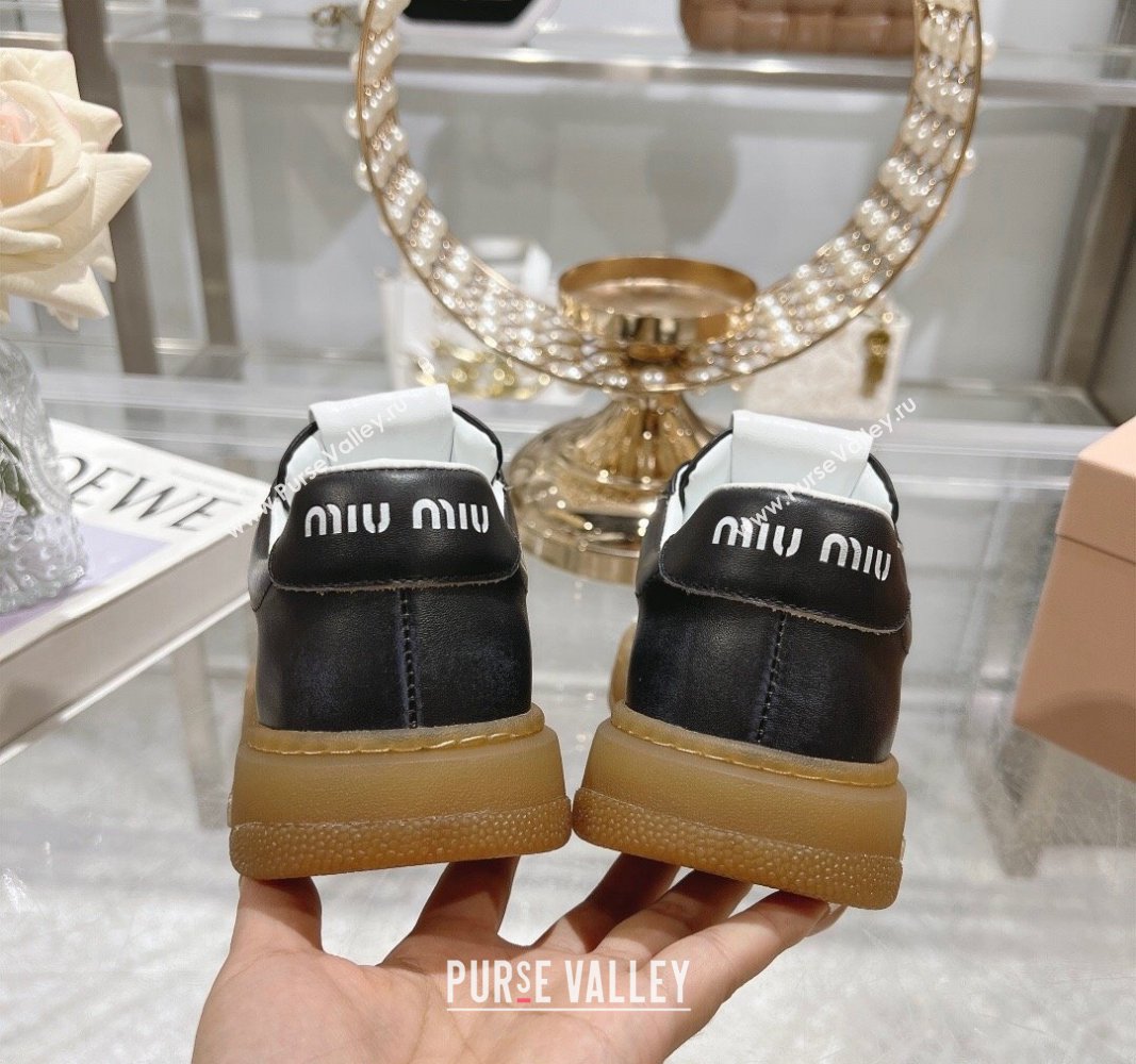 Miu Miu Suede Sneakers Black 2024 081308 (MD-240813087)