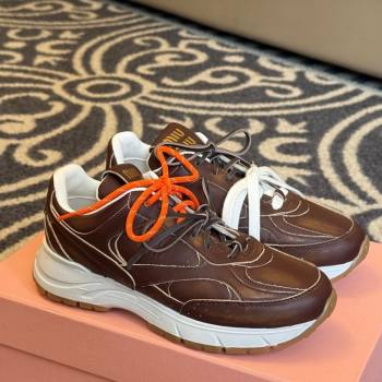 New Balance x Miu Miu Sneakers in Calf Leather Dark Brown 2025 MIU060302 (SS-250603104)