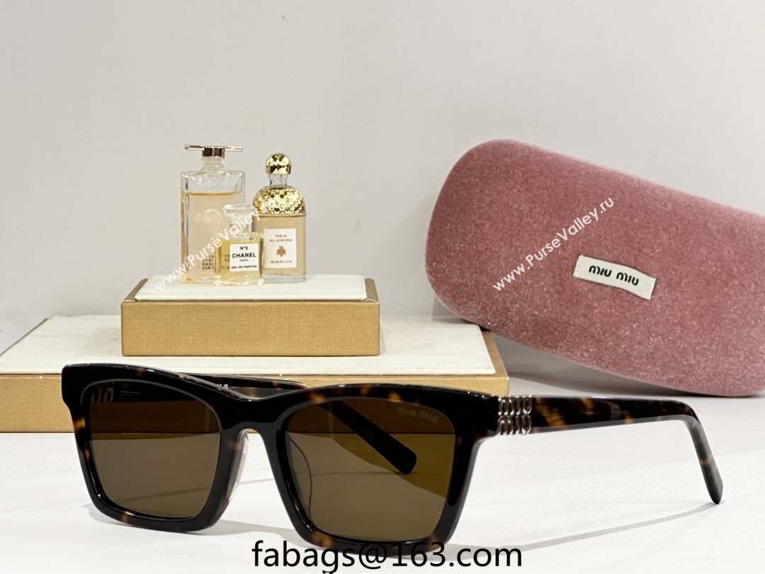 Miu Miu Sunglasses Brown 2025 SMUA05S (shi-250614027)
