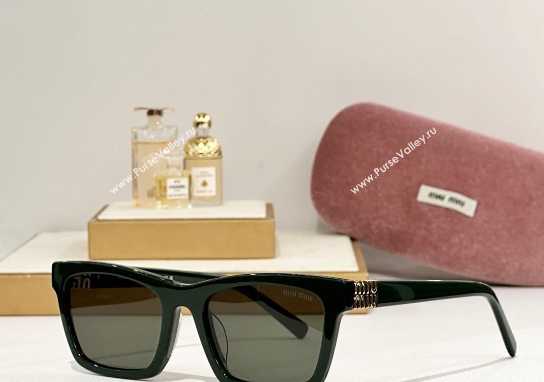 Miu Miu Sunglasses Green 2025 SMUA05S (shi-250614030)