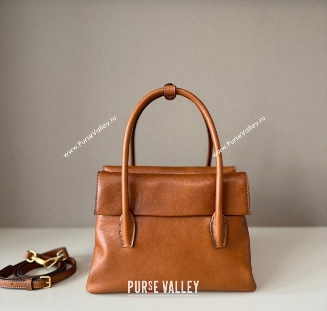Miu Miu Solitaire leather bag Brown 2025 5BA303 (nana-250926014)