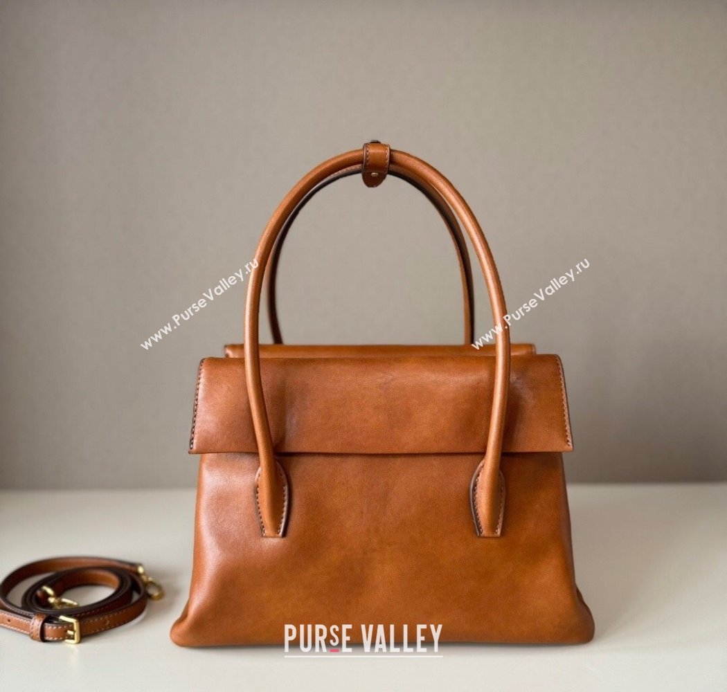 Miu Miu Solitaire leather bag Brown 2025 5BA302 (nana-250926013)