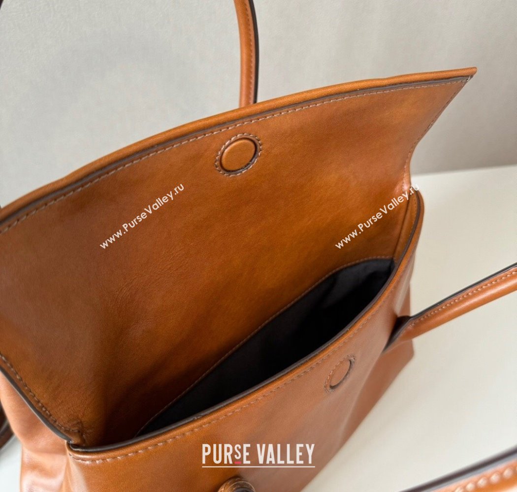 Miu Miu Solitaire leather bag Brown 2025 5BA302 (nana-250926013)