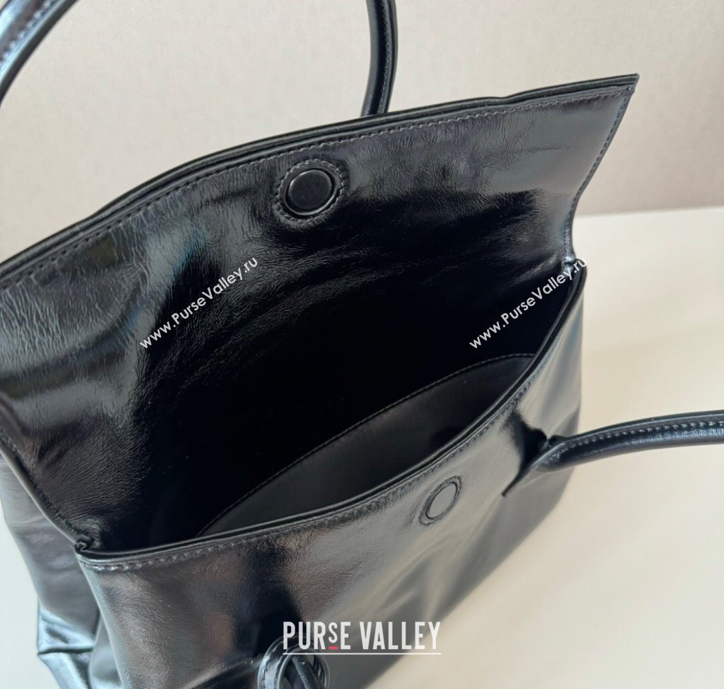 Miu Miu Solitaire leather bag Black 2025 5BA302 (nana-250926015)