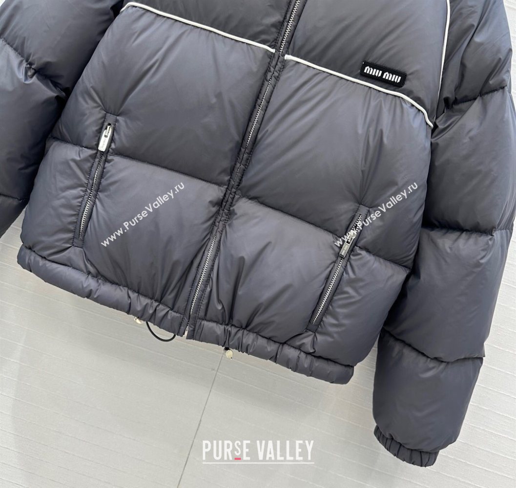 Miu Miu Down Jacket Grey 2025 MM101409 (QI-251014022)