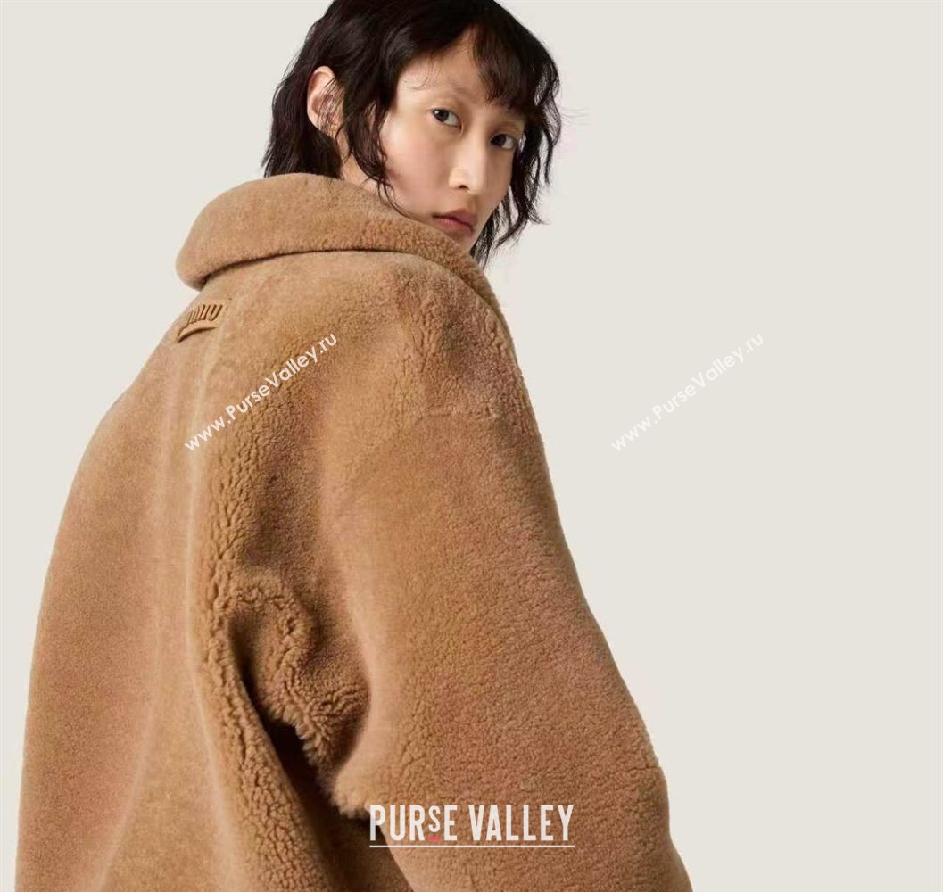 Miu Miu Furry acket Brown 2025 MM101424 (QI-251014057)