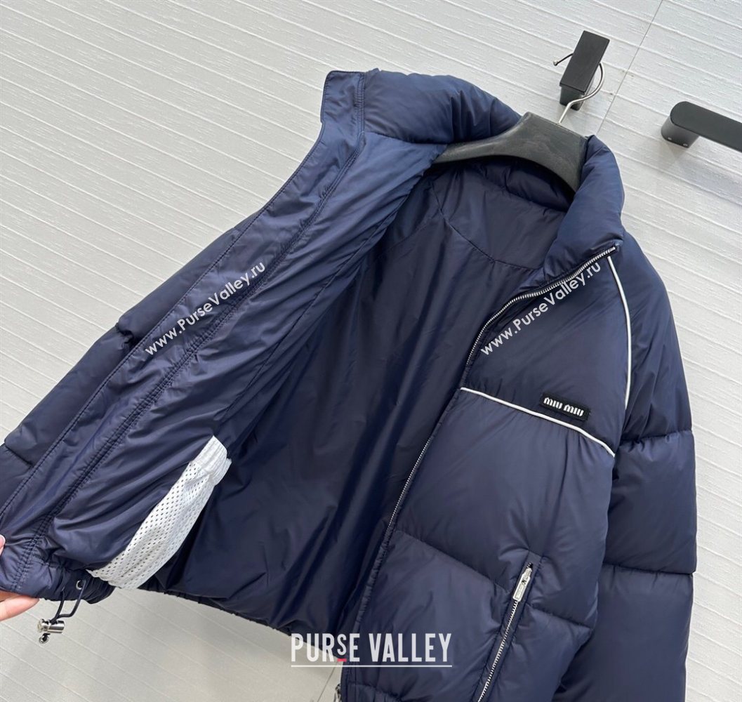 Miu Miu Down Jacket Blue 2025 MM101409 (QI-251014021)