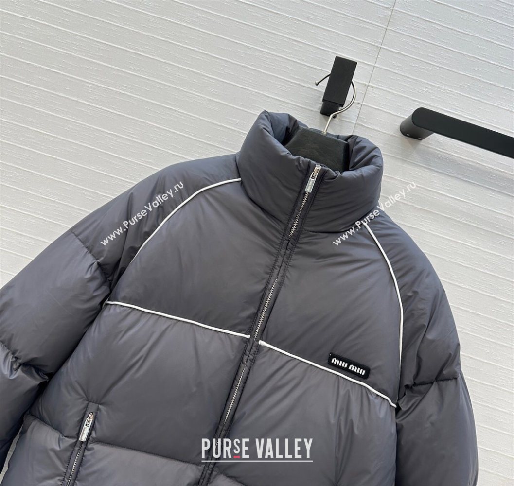 Miu Miu Down Jacket Grey 2025 MM101409 (QI-251014022)