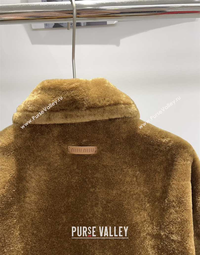 Miu Miu Furry acket Brown 2025 MM101424 (QI-251014057)