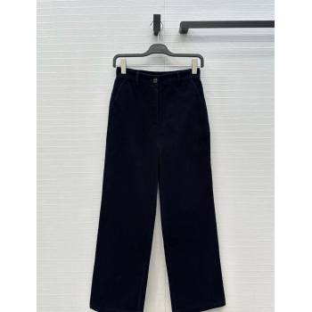 Miu Miu Corduroy Pants Blue 2025 M110531 (QI-251105031)
