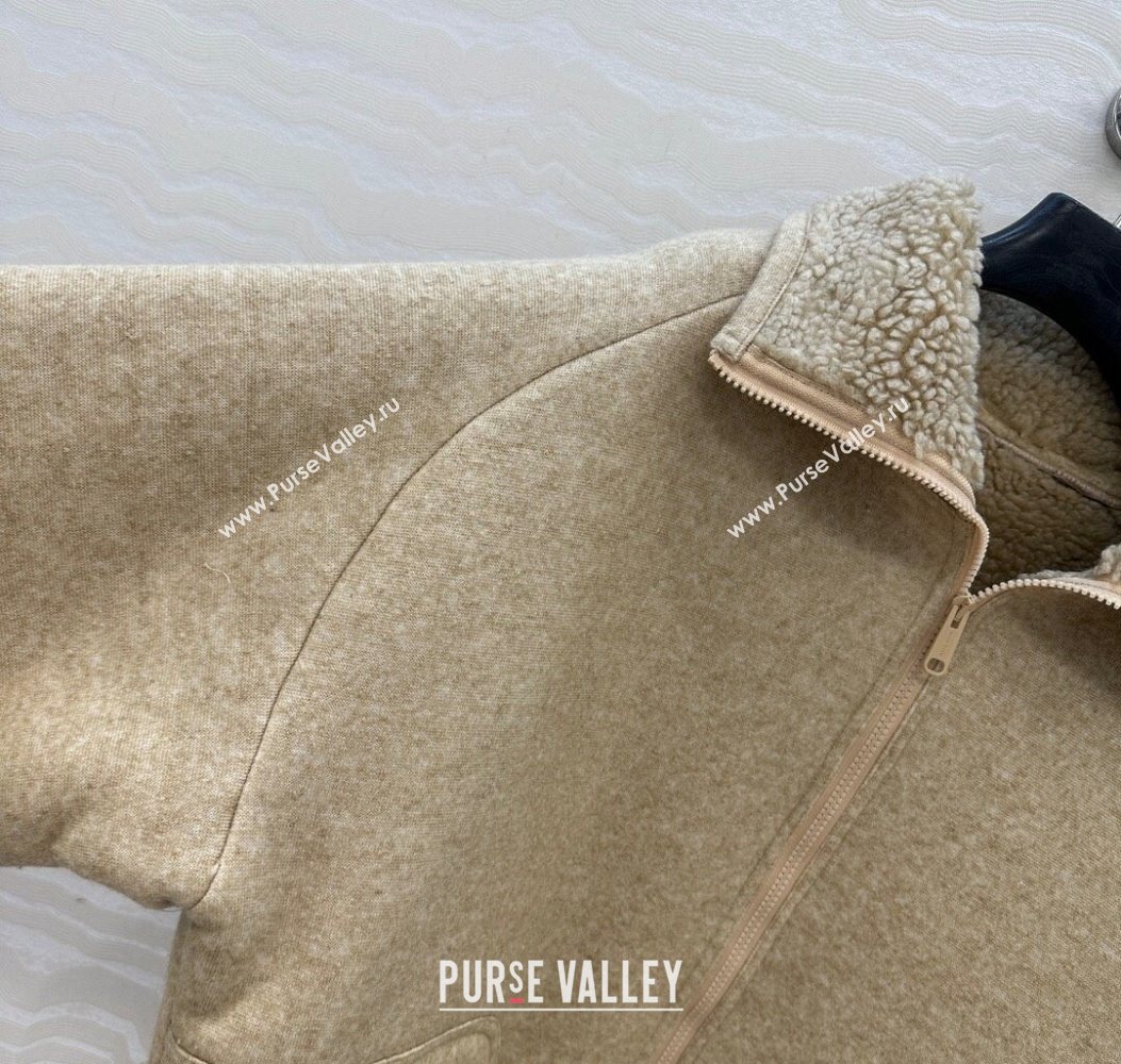 Miu Miu Wool Blend Jacket Beige 2025 M110533 (QI-251105033)