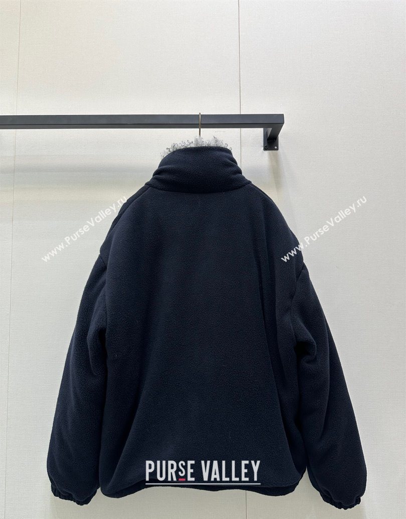 Miu Miu Wool Jacket Navy Blue 2025 M110537 (QI-251105037)