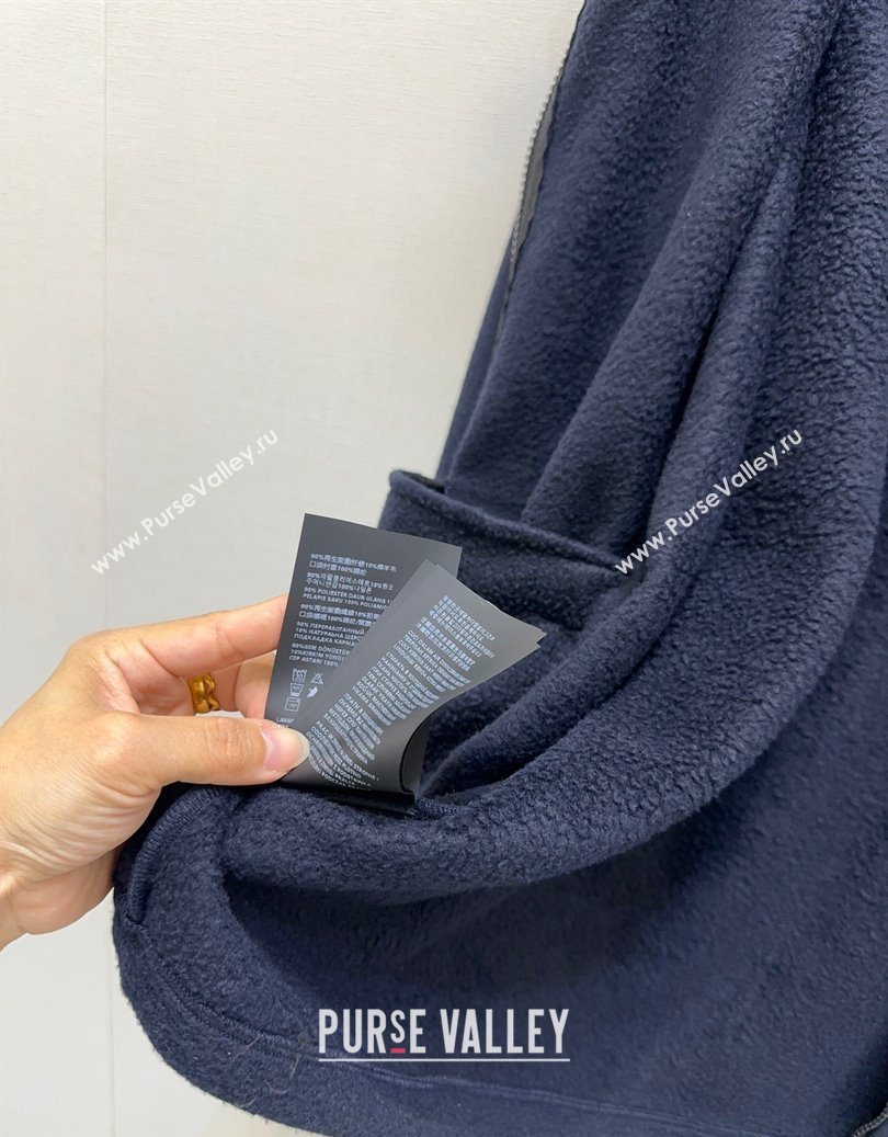 Miu Miu Wool Jacket Blue 2025 M110538 (QI-251105039)