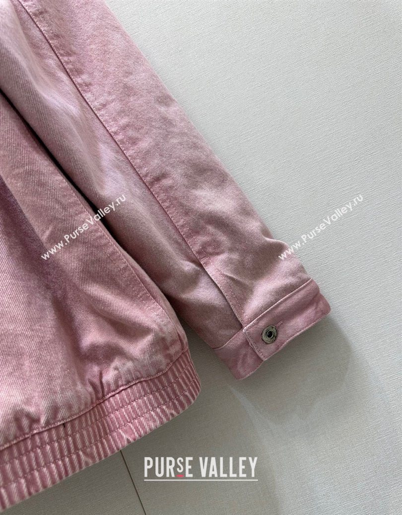 Miu Miu Light Pink Jacket 2025 M110540 (QI-251105040)