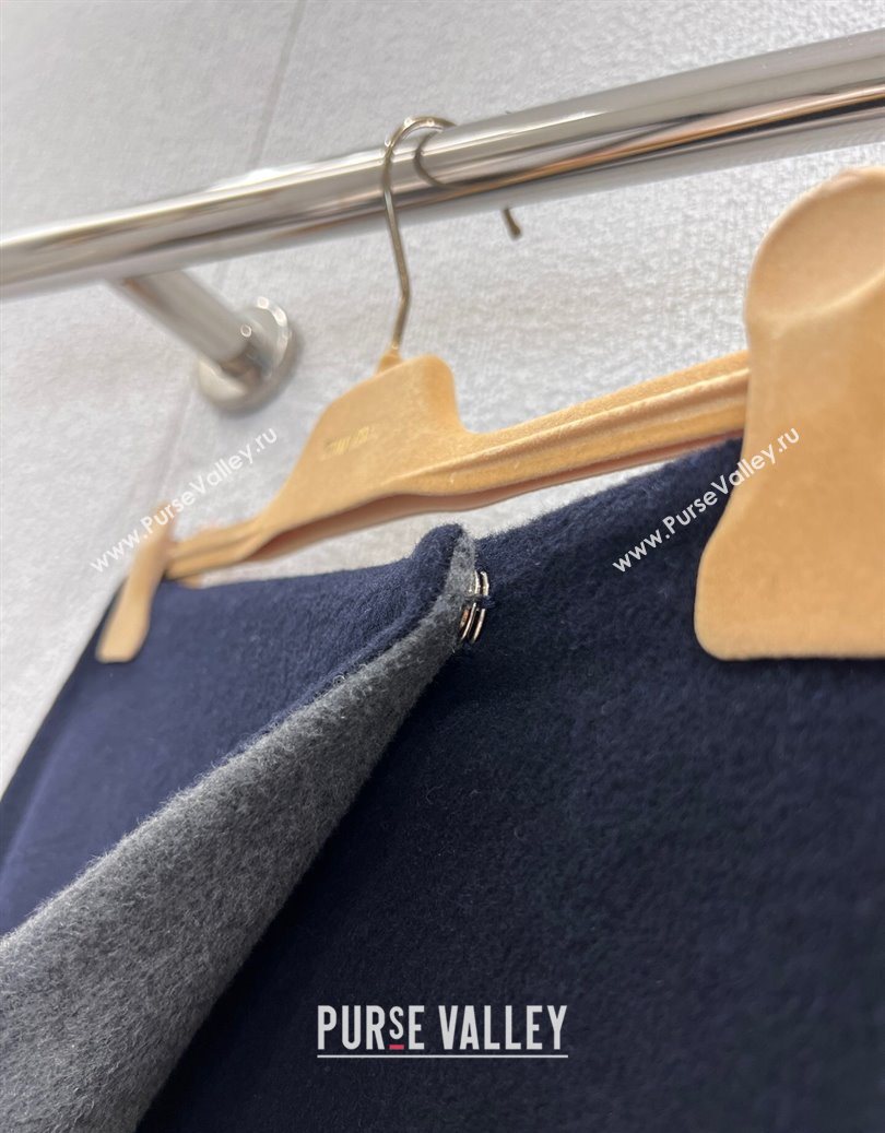 Miu Miu Wool Knit Mini Skirt Blue 2025 M110509 (QI-251105013)