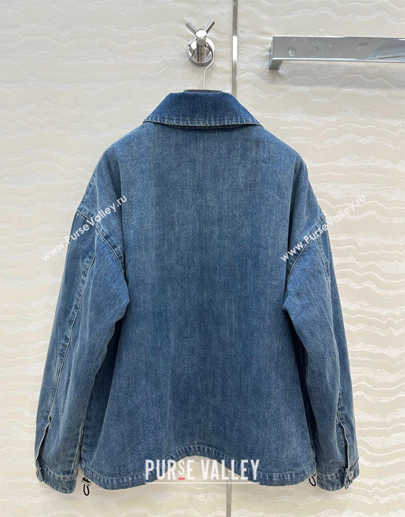 Miu Miu Blue Denim Jacket 2025 MM111408 (QI-251114012)