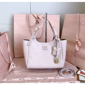 Miu Miu Leather handbag Water Lily Pink 2025 5BA304 (JD-251121055)