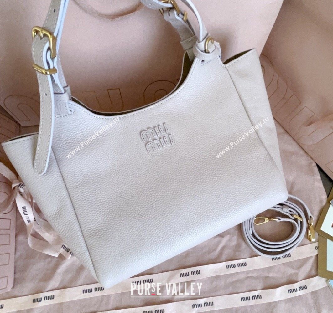 Miu Miu Leather handbag Water Lily Pink 2025 5BA304 (JD-251121055)