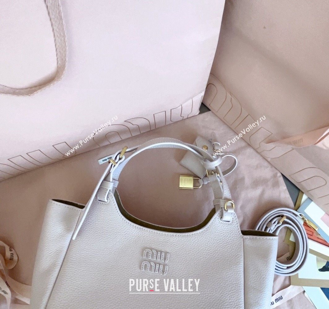 Miu Miu Leather handbag Water Lily Pink 2025 5BA304 (JD-251121055)