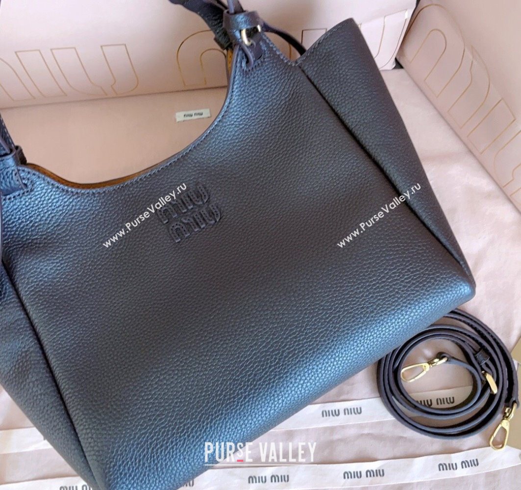 Miu Miu Leather handbag Dark Brown 2025 5BA304 (JD-251121057)