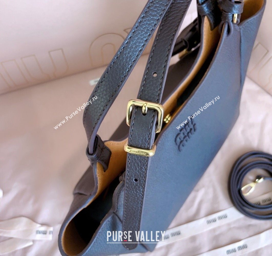 Miu Miu Leather handbag Dark Brown 2025 5BA304 (JD-251121057)