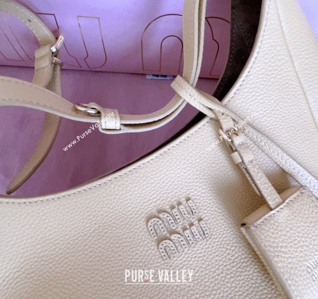 Miu Miu Leather bucket bag Yellow 2025 5BE098 (JD-251121063)