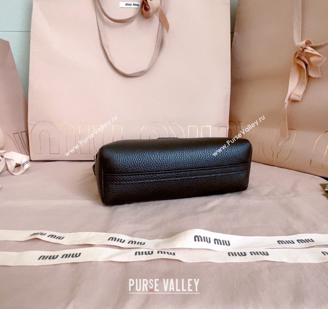 Miu Miu Leather Pouch Mini bag Dark Brown 2025 5NF462 (JD-251121067)