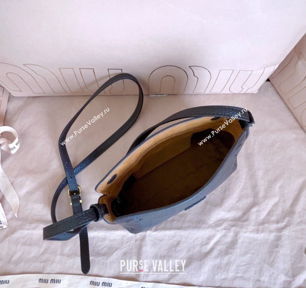 Miu Miu Leather Pouch Mini bag Dark Brown 2025 5NF462 (JD-251121067)