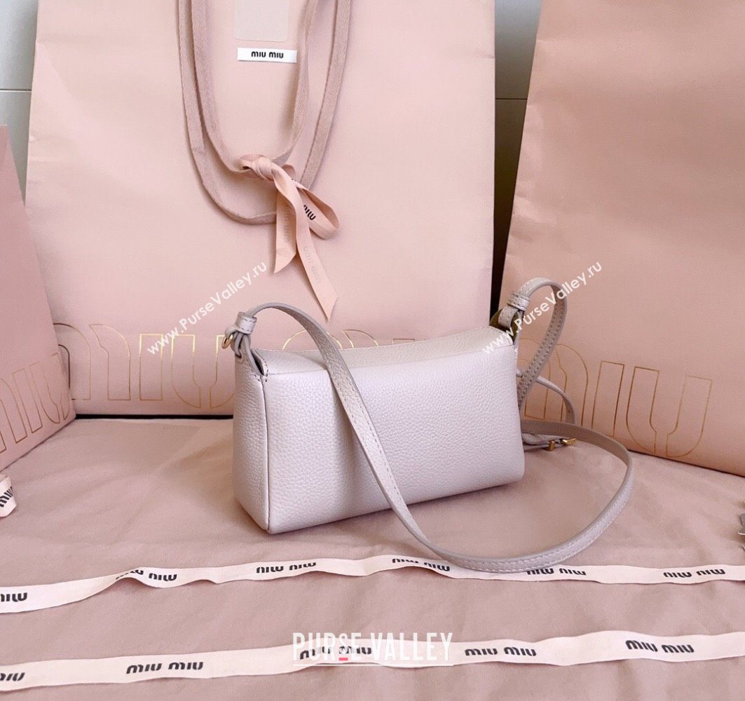 Miu Miu Leather Pouch Mini bag Water Lily Pink 2025 5NF462 (JD-251121068)