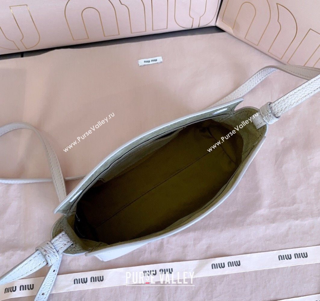 Miu Miu Leather Pouch Mini bag Water Lily Pink 2025 5NF462 (JD-251121068)