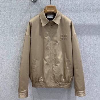 Miu Miu Padded Jacket Khaki 2025 MM120213 (QI-251201033)