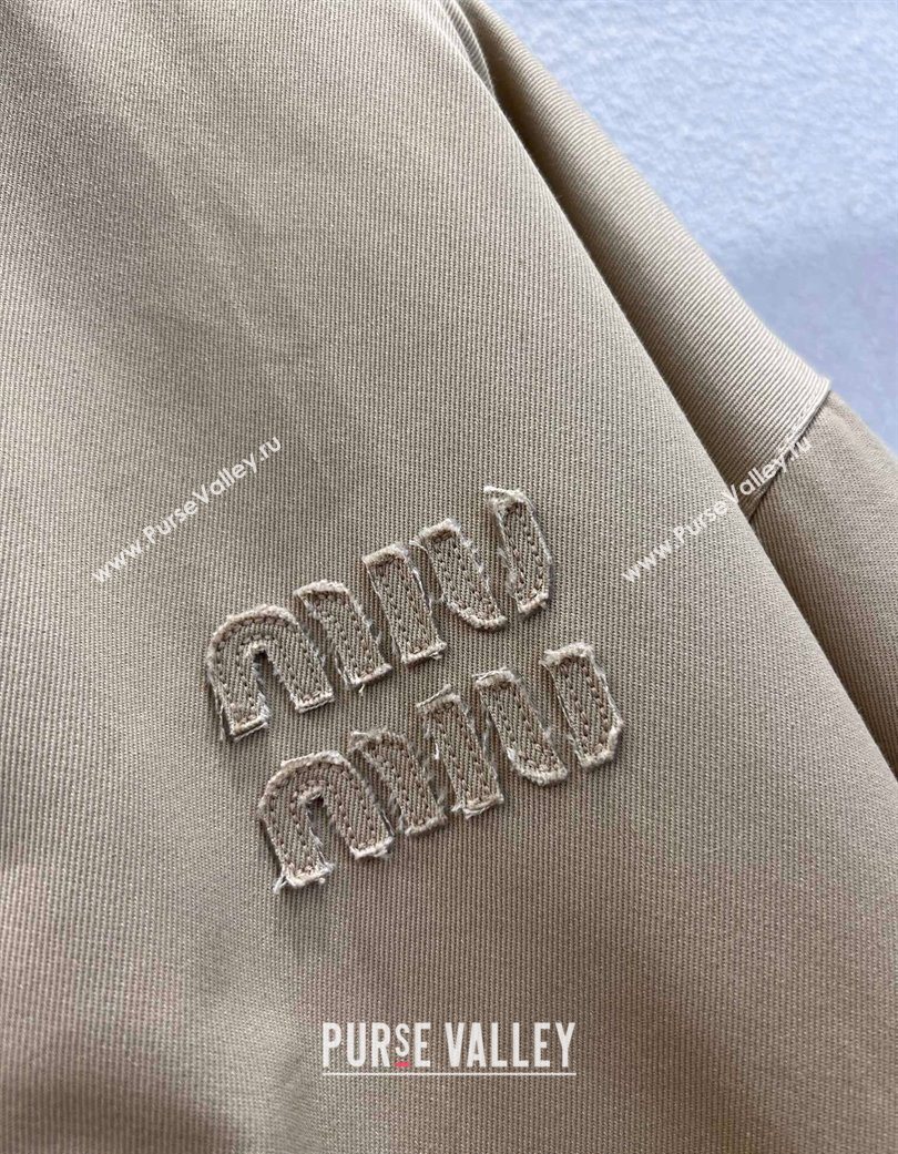 Miu Miu Padded Jacket Khaki 2025 MM120213 (QI-251201033)