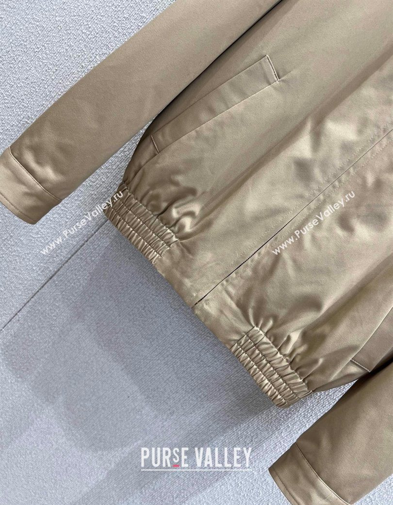 Miu Miu Padded Jacket Khaki 2025 MM120213 (QI-251201033)