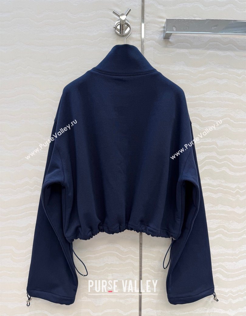 Miu Miu Jacket and Skirt Set Dark Blue 2025 MM120222 (QI-251201042)