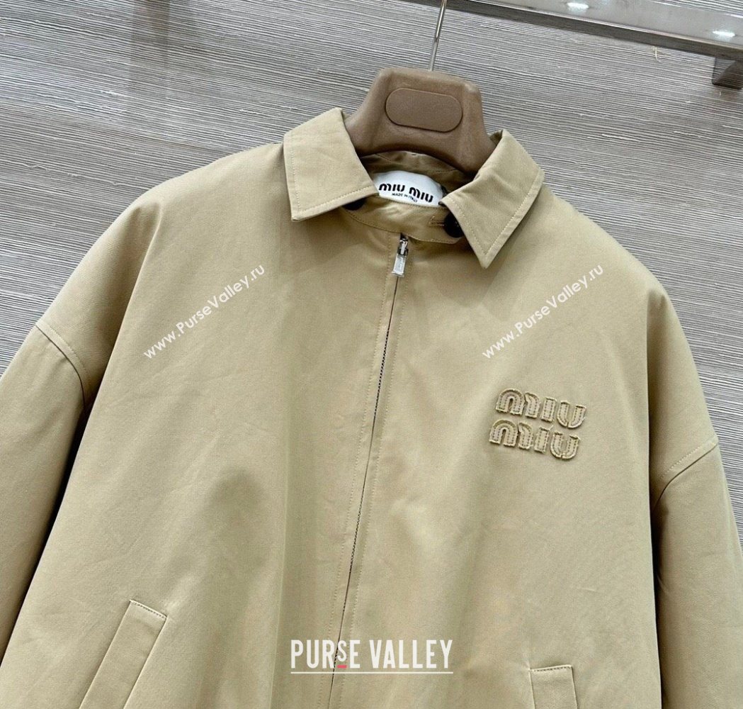 Miu Miu Padded Jacket Beige 2025 MM1205 (QI-251201022)