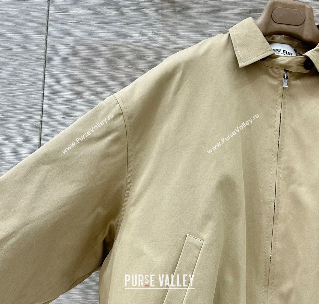 Miu Miu Padded Jacket Beige 2025 MM1205 (QI-251201022)