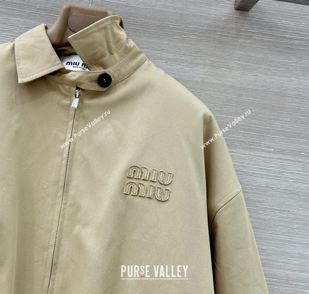 Miu Miu Padded Jacket Beige 2025 MM1205 (QI-251201022)