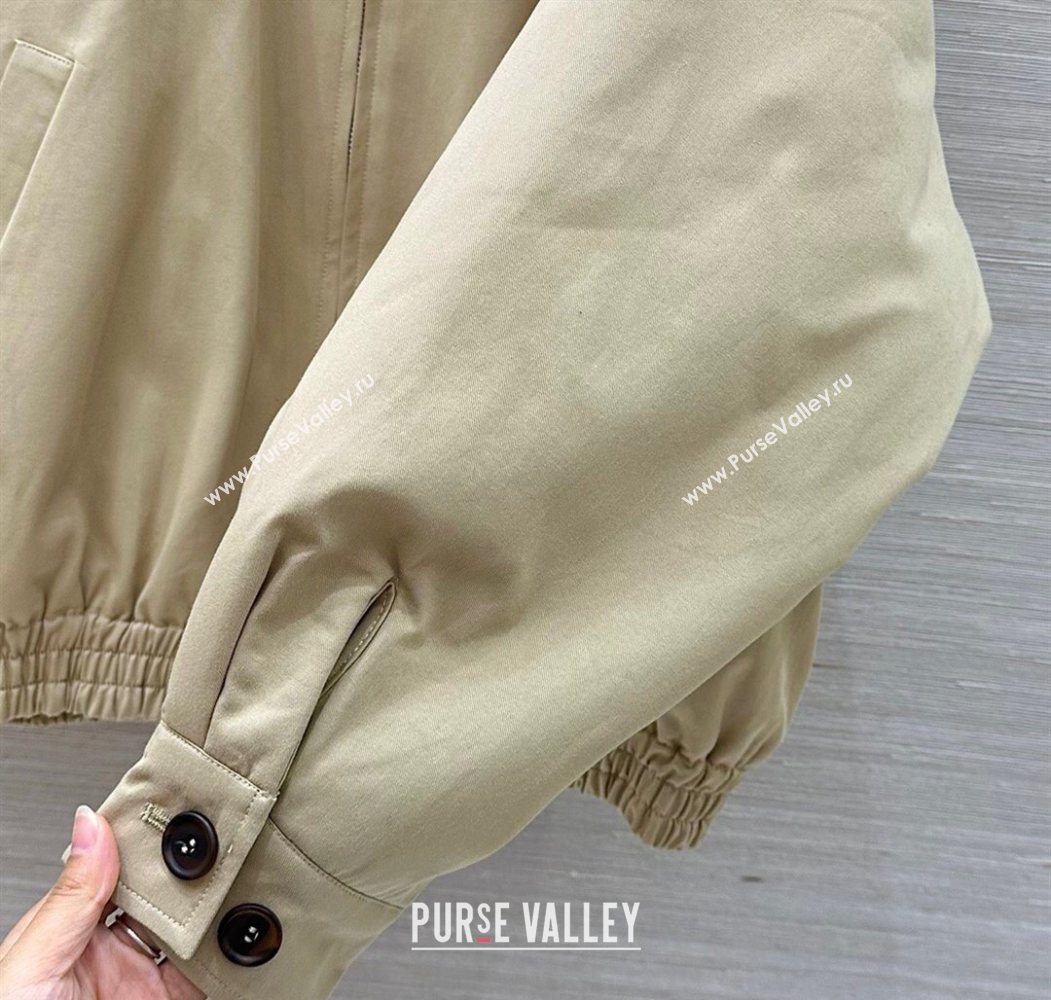 Miu Miu Padded Jacket Beige 2025 MM1205 (QI-251201022)