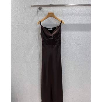 Miu Miu Long Dress Brown 2025 MM120237 (QI-251201057)