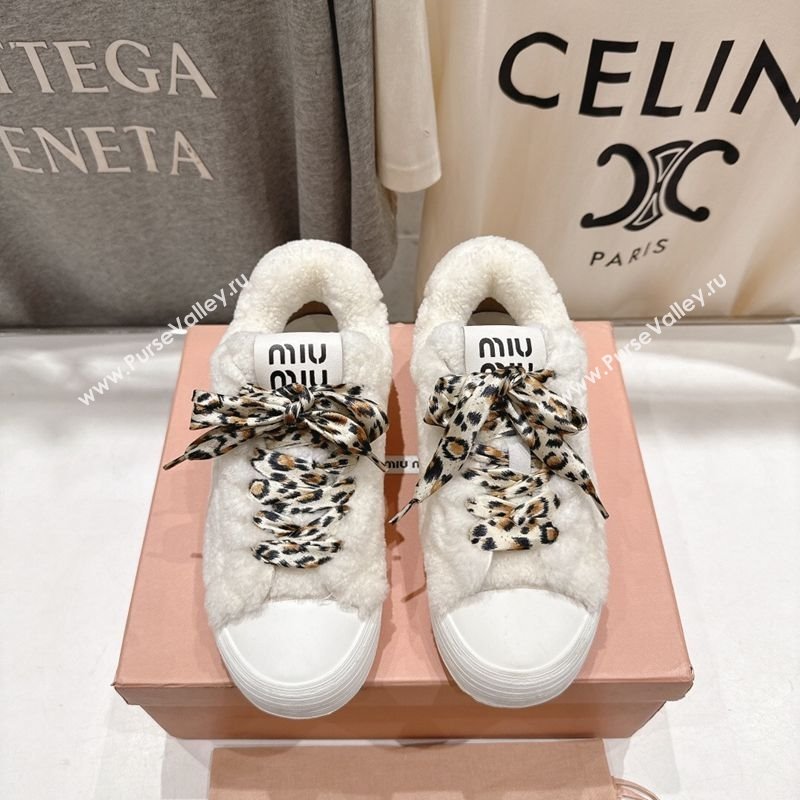 Miu Miu Wool Sneakers White 2025 MM120804 (KL-251208056)