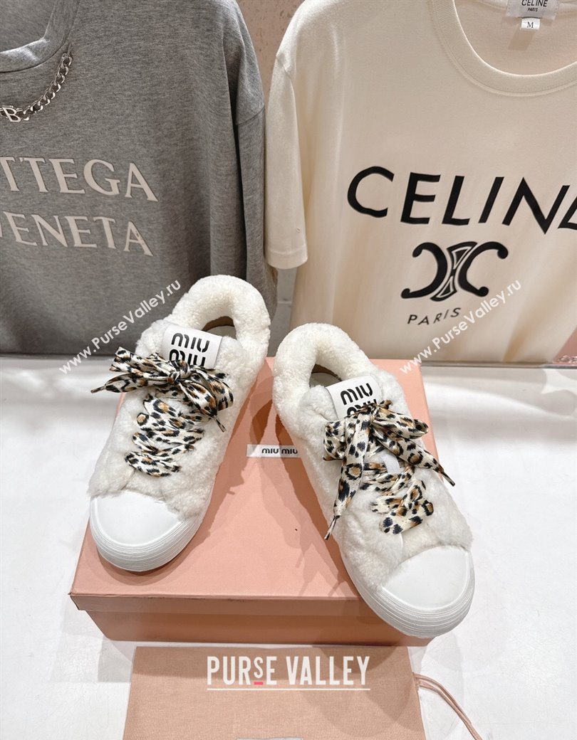 Miu Miu Wool Sneakers White 2025 MM120804 (KL-251208056)