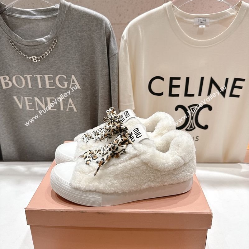 Miu Miu Wool Sneakers White 2025 MM120804 (KL-251208056)