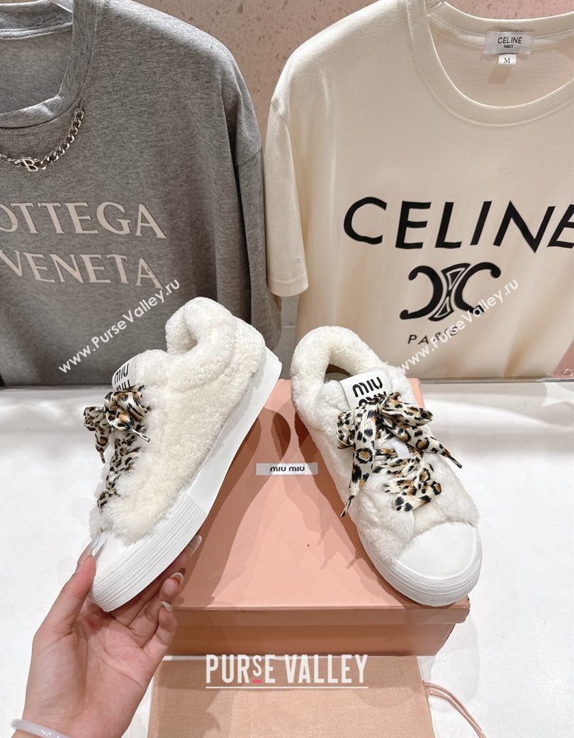 Miu Miu Wool Sneakers White 2025 MM120804 (KL-251208056)
