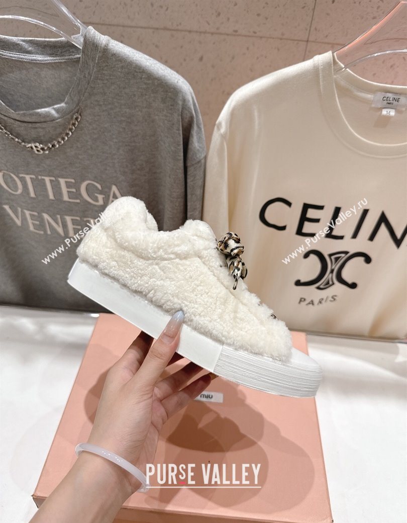 Miu Miu Wool Sneakers White 2025 MM120804 (KL-251208056)