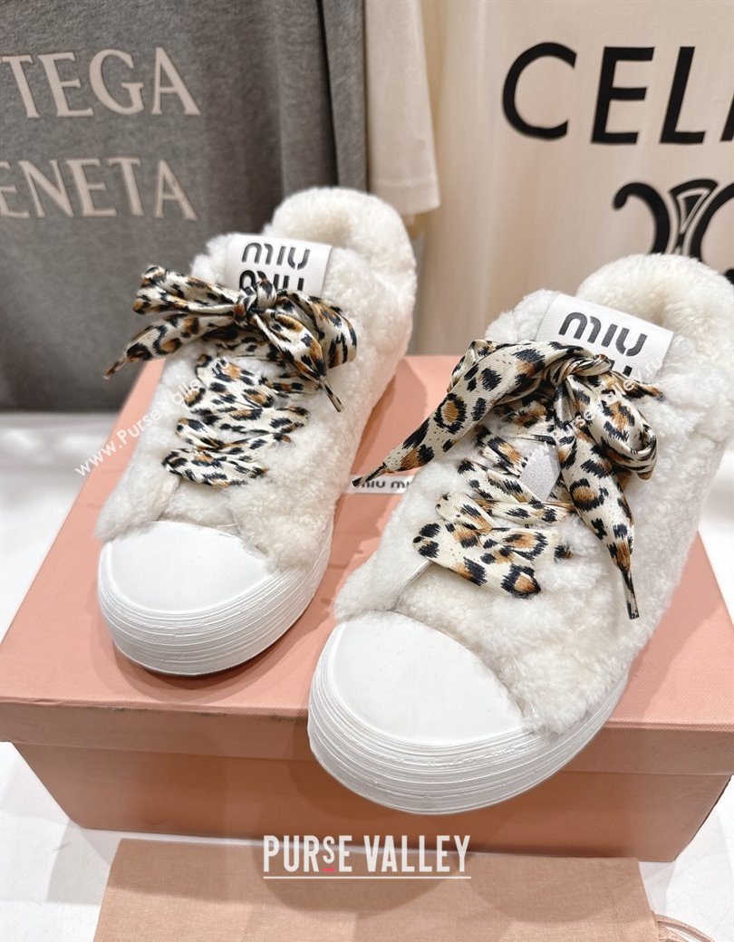 Miu Miu Wool Sneakers White 2025 MM120804 (KL-251208056)