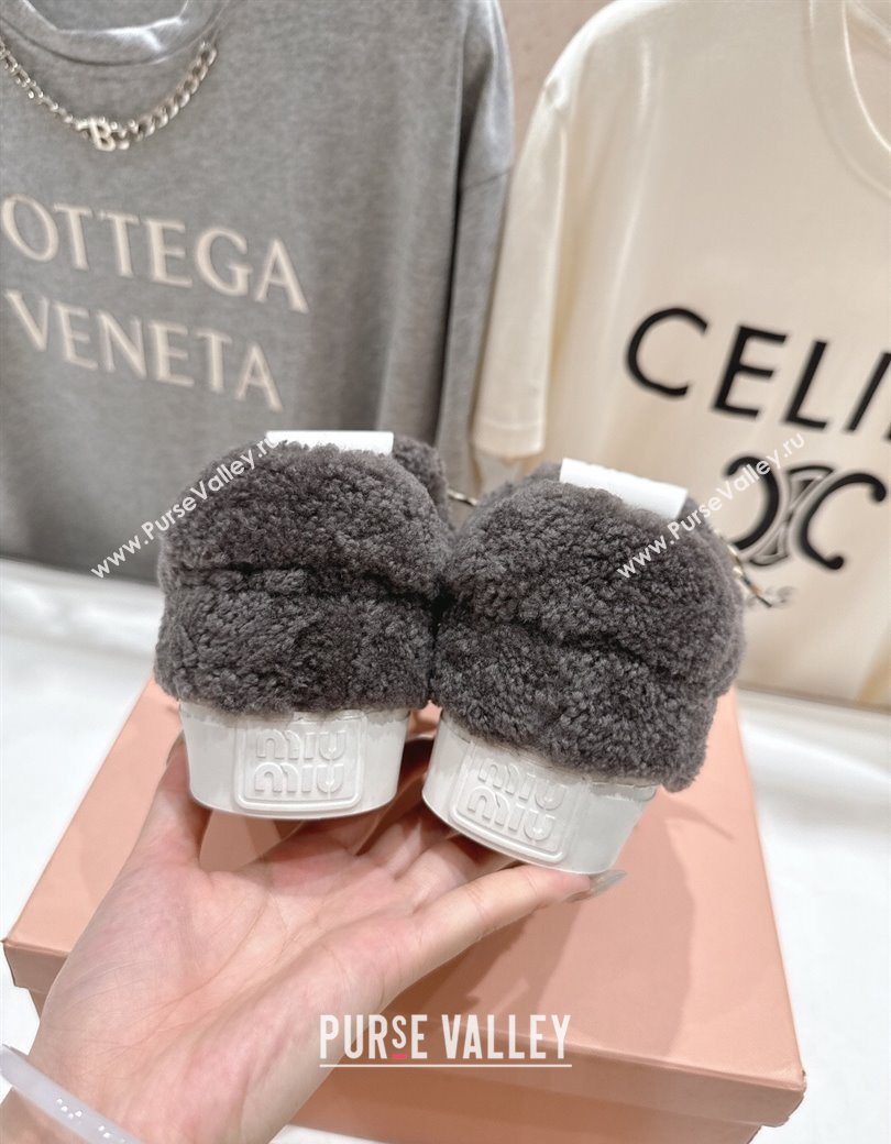 Miu Miu Wool Sneakers Grey 2025 MM120804 (KL-251208057)