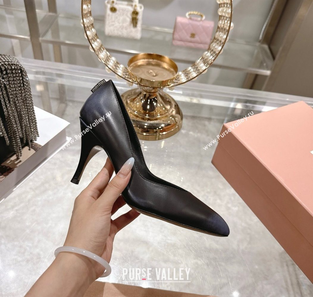 Miu Miu Calf Leather Pumps 7.5cm Black 2025 5I546E (MD-251208028)