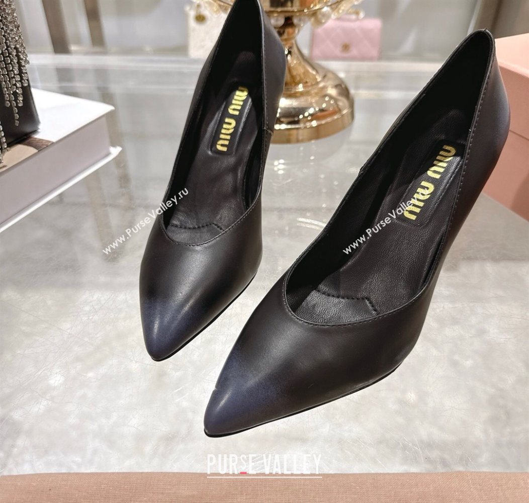 Miu Miu Calf Leather Pumps 7.5cm Black 2025 5I546E (MD-251208028)