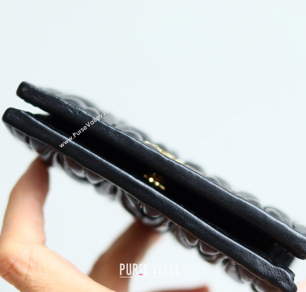 Miu Miu Matelasse Nappa Leather Small Wallet Black 2026 5MV204 (YY-260120071)