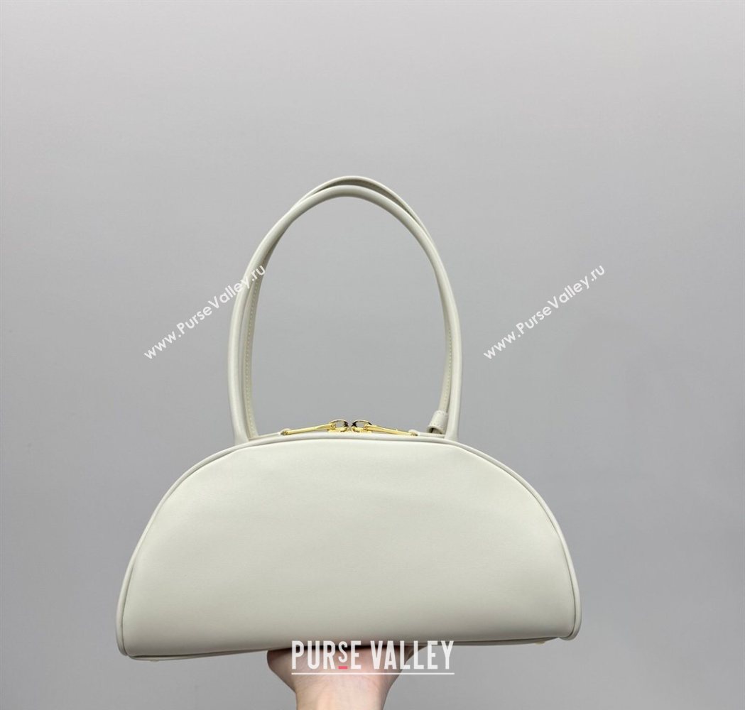 Miu Miu Beau Leather Bowling Bag 5BB193 White 2026 (YY-260120046)